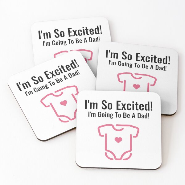 Item preview, I'm So Excited! I'm Going To Be A Dad! designed and sold by DiceNLDesigns.