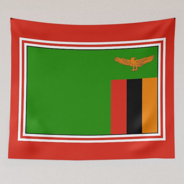 Item preview, Zambia Flag Stickers, Gifts, Masks & Products (GF) designed and sold by mpodger.