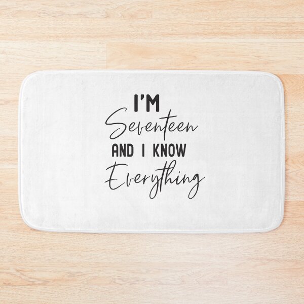 Item preview, I'm Seventeen And I Know Everything 17 Year Old Birthday T-Shirt designed and sold by alikassi.