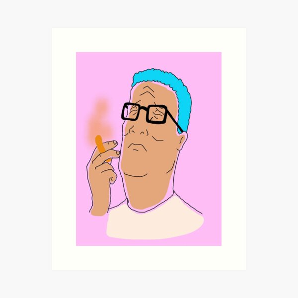 Buy 8x10 American Gothic King of the Hill Art Print Hank Hill Online in  India 