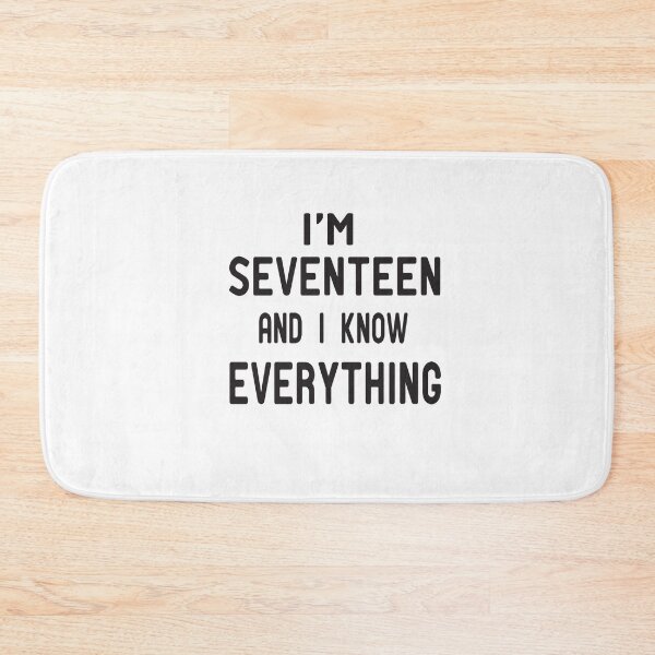 Item preview, I'm Seventeen And I Know Everything 17 Year Old Birthday T-Shirt designed and sold by alikassi.