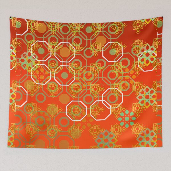 Item preview, Composition with octagon over orange backlight designed and sold by AlbertoRuiZ.