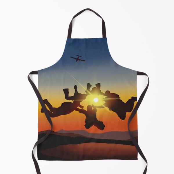 Item preview, 6-way Group skydiving fun during sunset designed and sold by FatSlugDesigns.