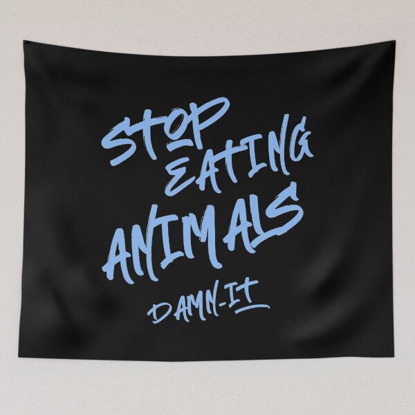 Item preview, Stop Eating Animals  designed and sold by WolfShadow27.