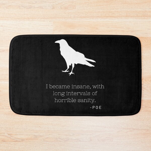 Item preview, Edgar Allen Poe quote with raven designed and sold by RKSDesigns.