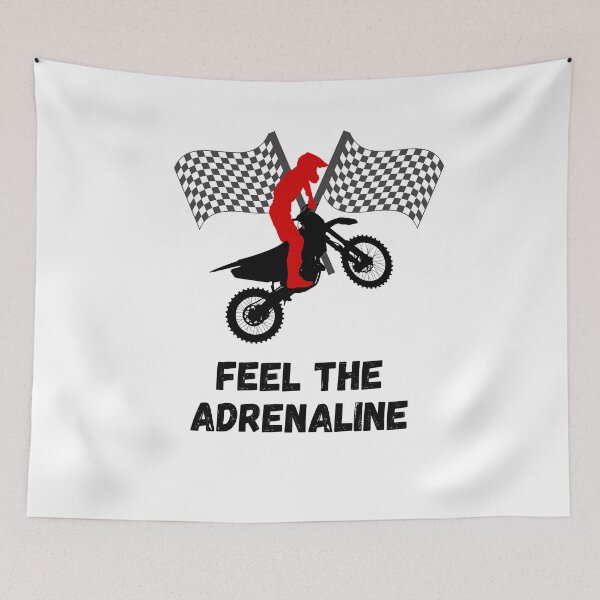 Item preview, Feel The Adrenaline Motocross  designed and sold by LamV.