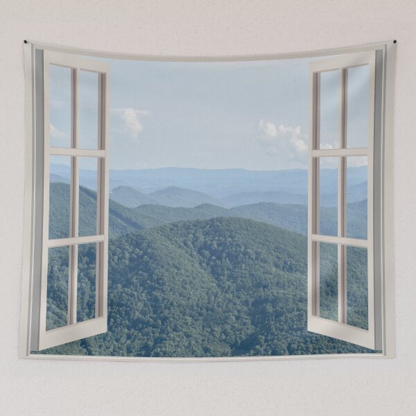 Item preview, Vista de la ventana de los Apalaches designed and sold by mbarimo7.