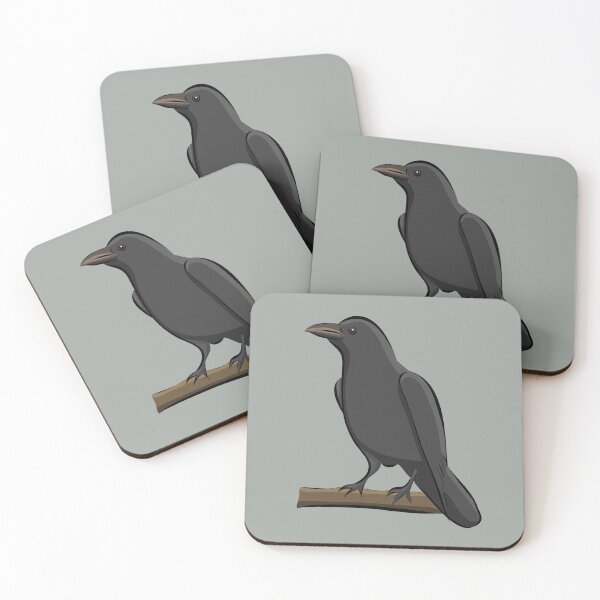 Item preview, Handdrawn raven bird designed and sold by EngineerGoC.