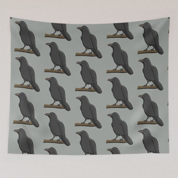 Item preview, Handdrawn raven bird designed and sold by EngineerGoC.