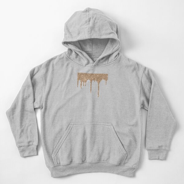 Gold glitter paint drips' Unisex Hoodie