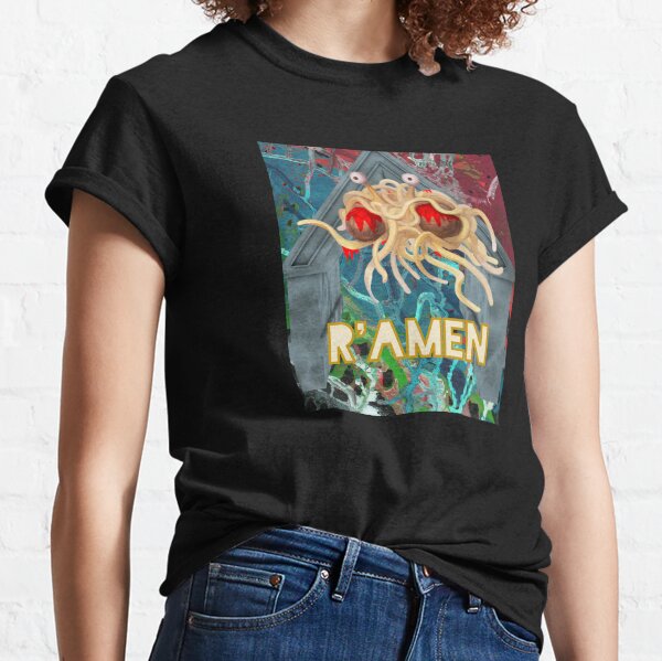 Flying Spaghetti Monster Abstract - R'Amen Classic T-Shirt