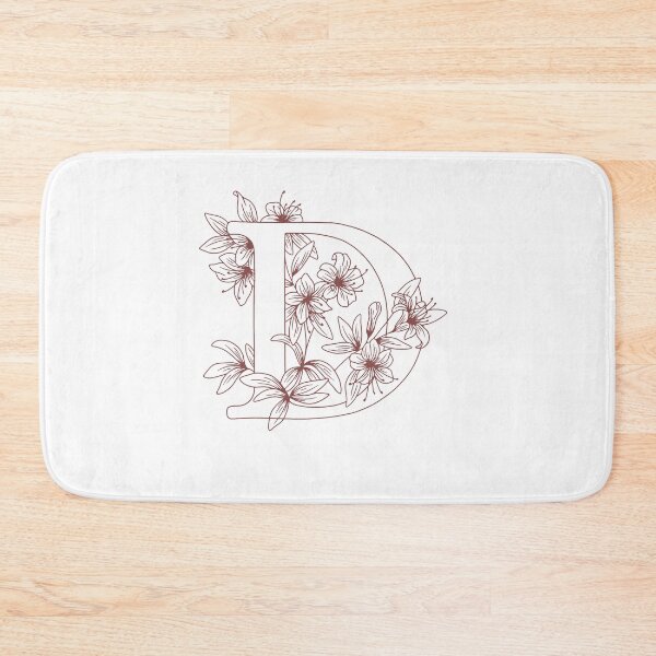 Item preview, Floral wreath Monogram D(initial)  designed and sold by Slangt-shirt.