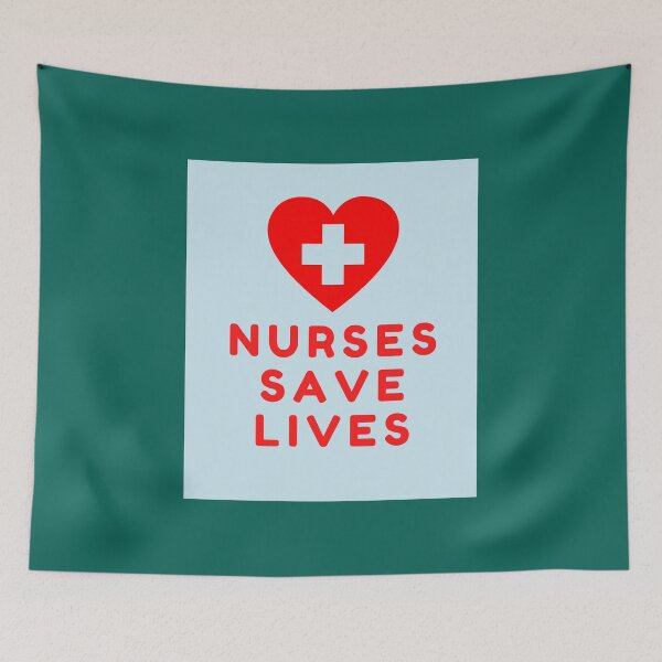 Item preview, Nurses Save Lives designed and sold by Right Meow  Designs.
