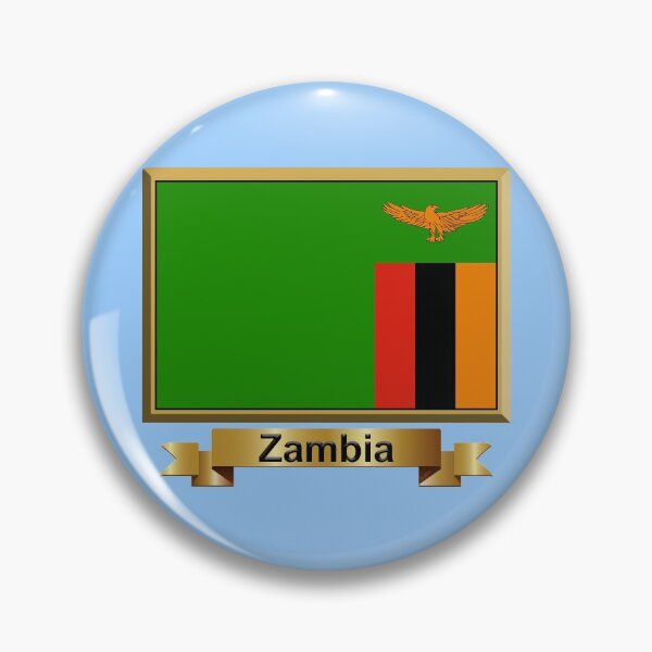 Item preview, Zambia Flag Stickers, Gifts, Masks & Products (N) designed and sold by mpodger.