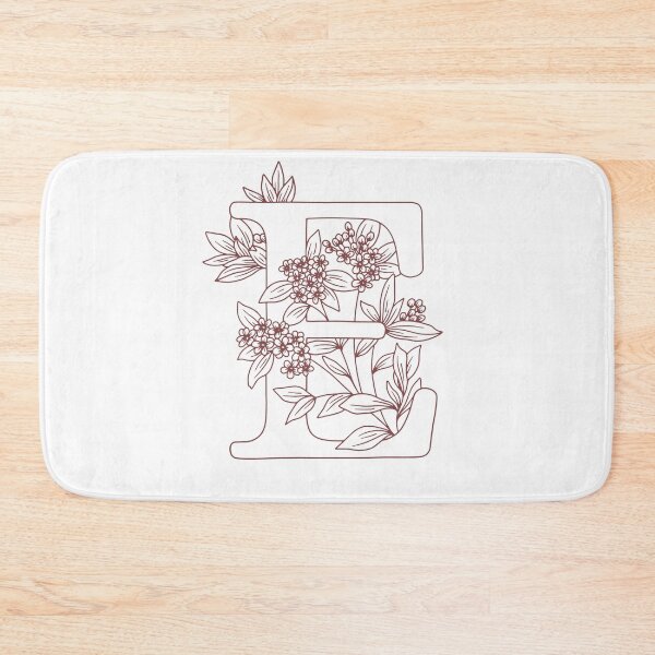 Item preview,  Floral wreath Monogram E (initial)  designed and sold by Slangt-shirt.