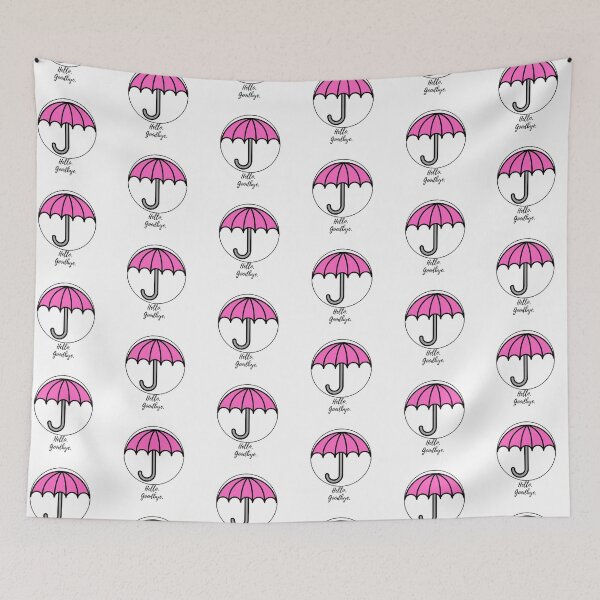 Item preview, hello goodbye pink umbrella klaus designed and sold by LannisterOnMars.