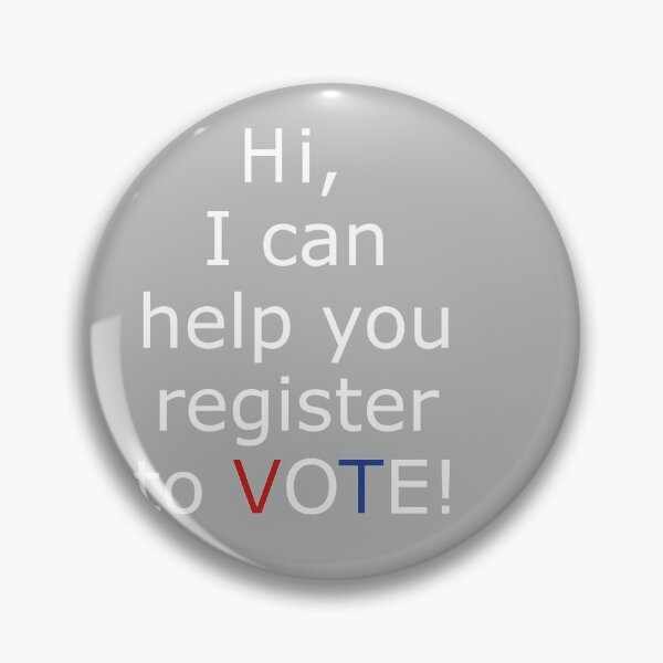 Item preview, I Can Help You Register to Vote Registration 2020 Election designed and sold by Dream-bubble.