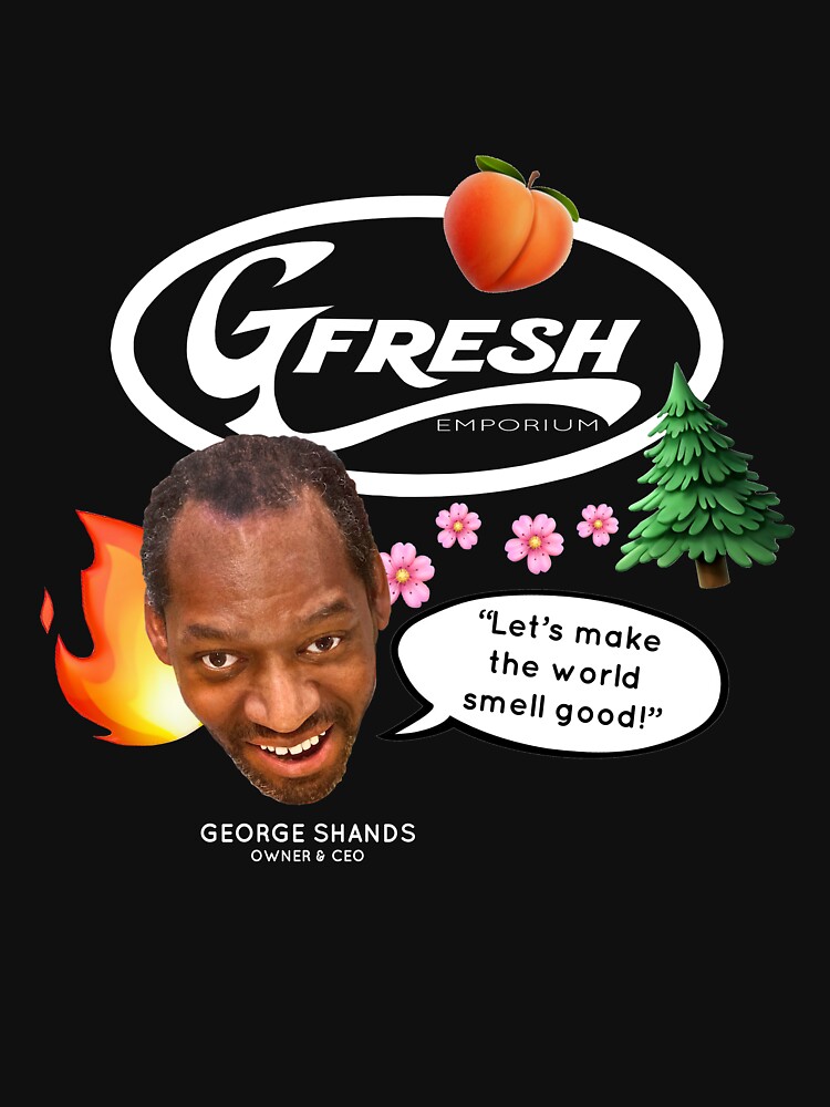 Thumbnail 3 of 3, Fitted T-Shirt, GFresh On A Mission (White Logo) designed and sold by GFreshEmporium.