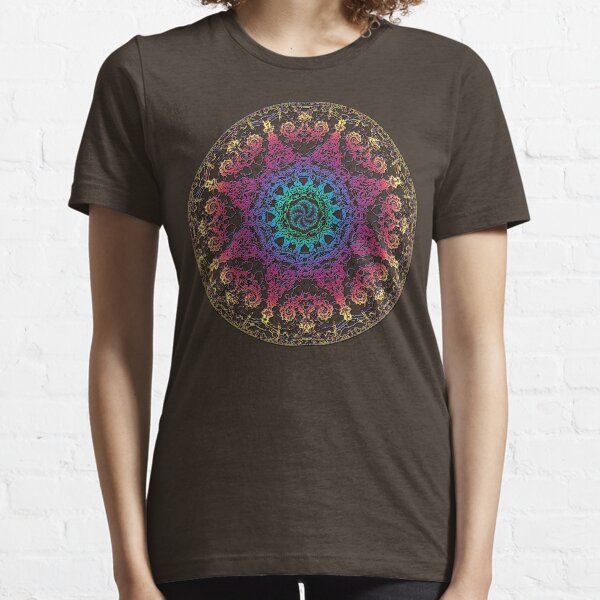 Glückseligkeitsenergie Yoga Chakra Mandala Essential T-Shirt