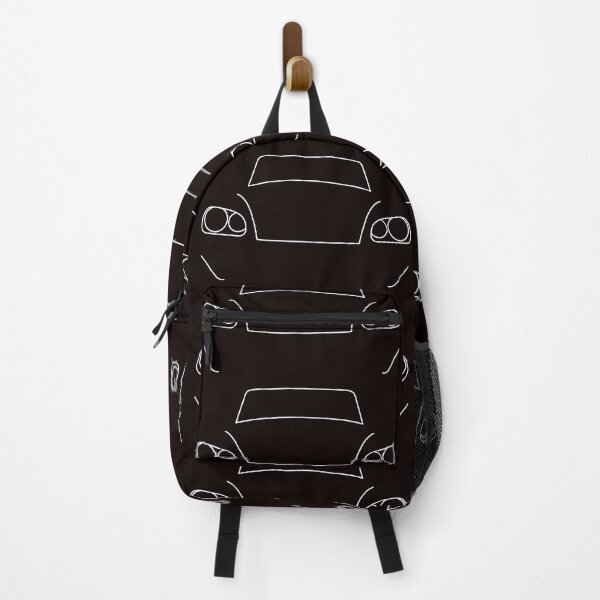 Citroen DS outline graphic (white) Backpack