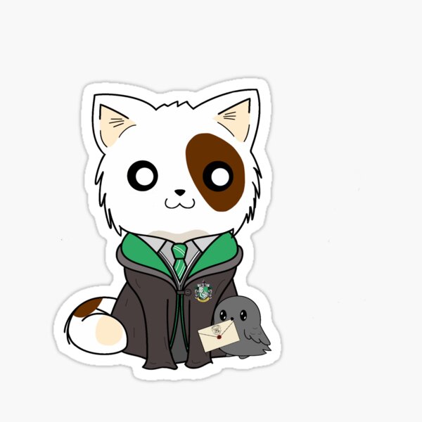 Sticker Chat Sorcier Kitcat Ambitieux Par Jess Xs Redbubble