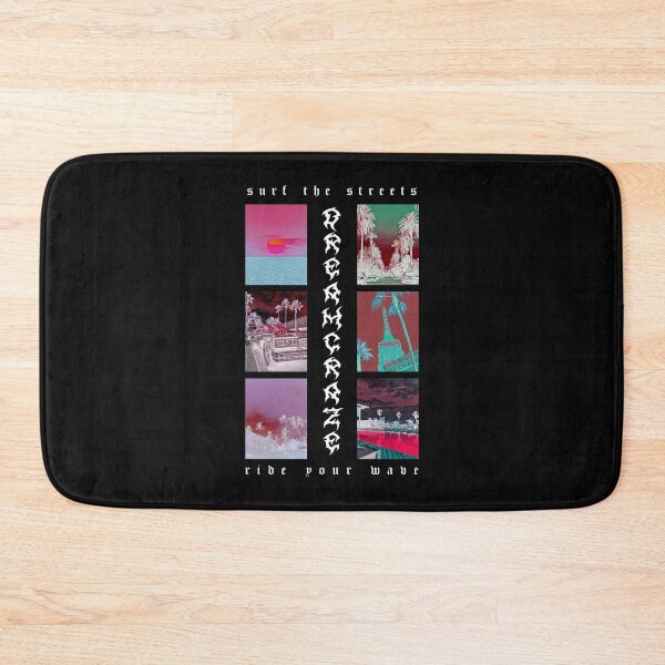 Item preview, Black Surf The Streets / Ride your Wave - Surfer & Skater Wear designed and sold by DreamCraze.