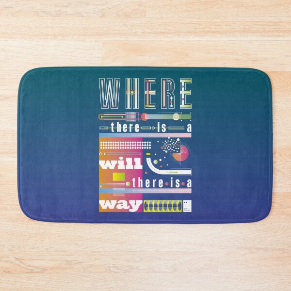 Item preview, Where there is a will there is a way designed and sold by quotesonposters.
