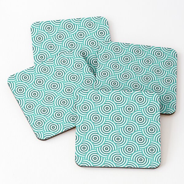 Item preview, Concentric Circles Pattern – Teal designed and sold by RoguePatterns.