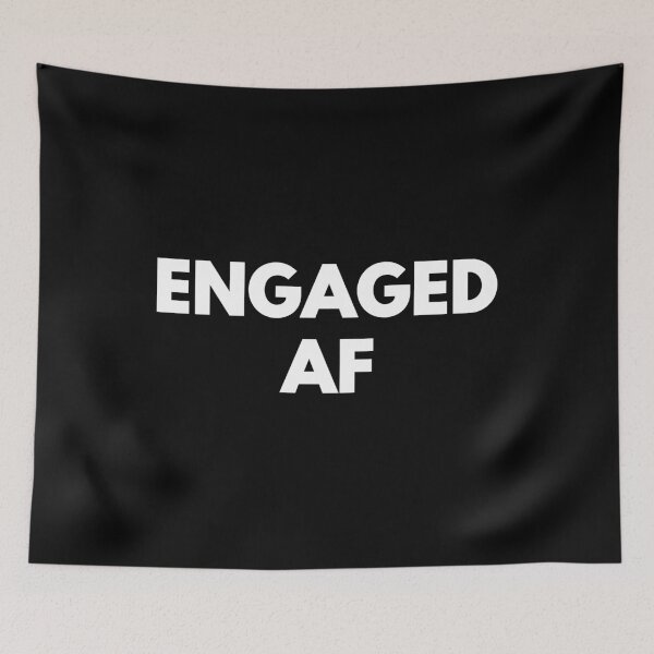 Item preview, Engaged AF designed and sold by mographicdesign.