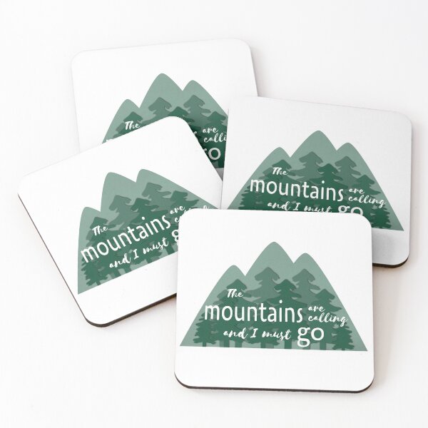 Item preview, The Mountains Are Calling - Green designed and sold by MSwiftDesigns.