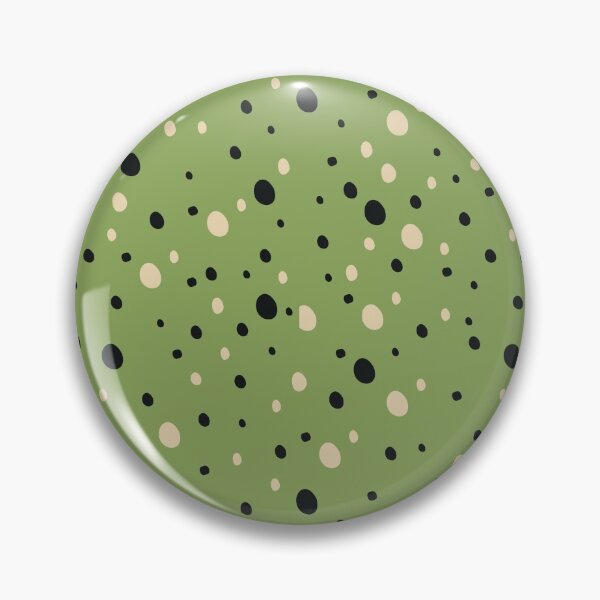 Item preview, Hand-drawn dots pattern, beige and black dots pattern, dotted aesthetic - Vintage Green designed and sold by PattyTheGecko.