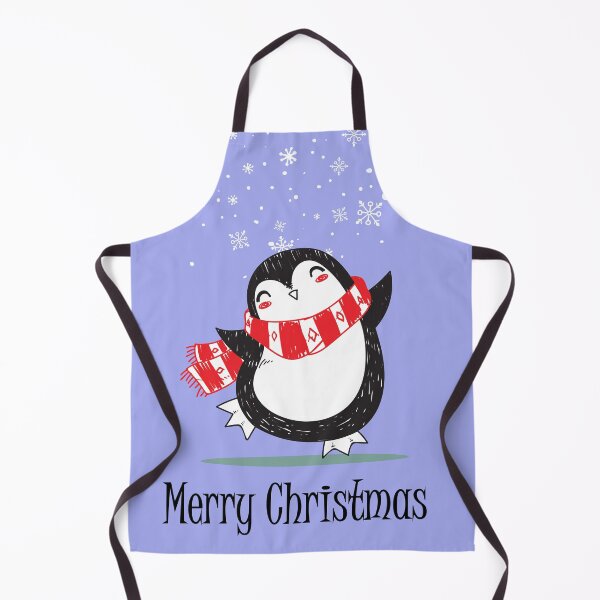 Item preview, Merry Christmas says a Penguin Dancing in the Snow designed and sold by DSeller.