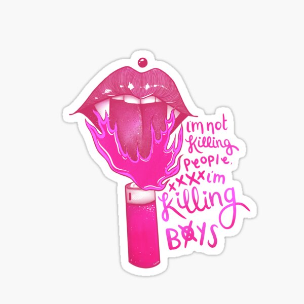 "i'm not killing people, i'm killing boys" - jennifer's body Sticker