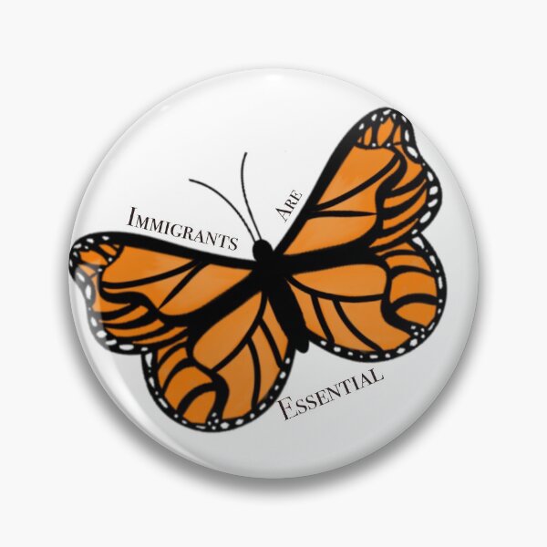 Item preview, Immigrants are Essential Butterfly designed and sold by janettsalas.
