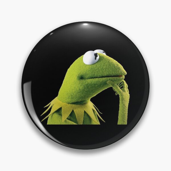 Item preview, Kermit the frog meme thinking designed and sold by Omeris.