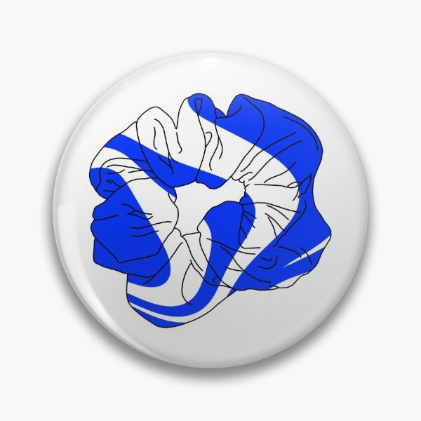 Item preview, Blue and White Scrunchie designed and sold by elisesylvia05.