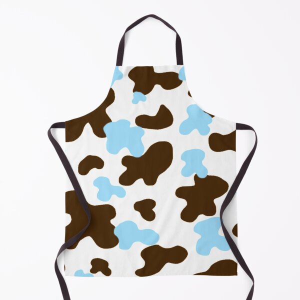 Item preview, Blue and Brown Cow print designed and sold by CianiCentral.