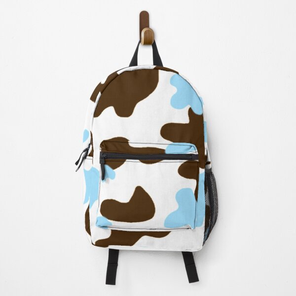 Item preview, Blue and Brown Cow print designed and sold by CianiCentral.