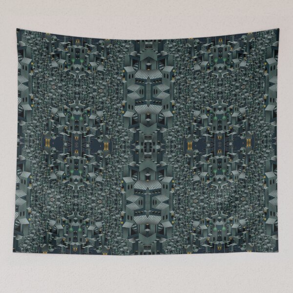 Item preview, Green building and collage design designed and sold by Mahnoor Haroon  Niazi.