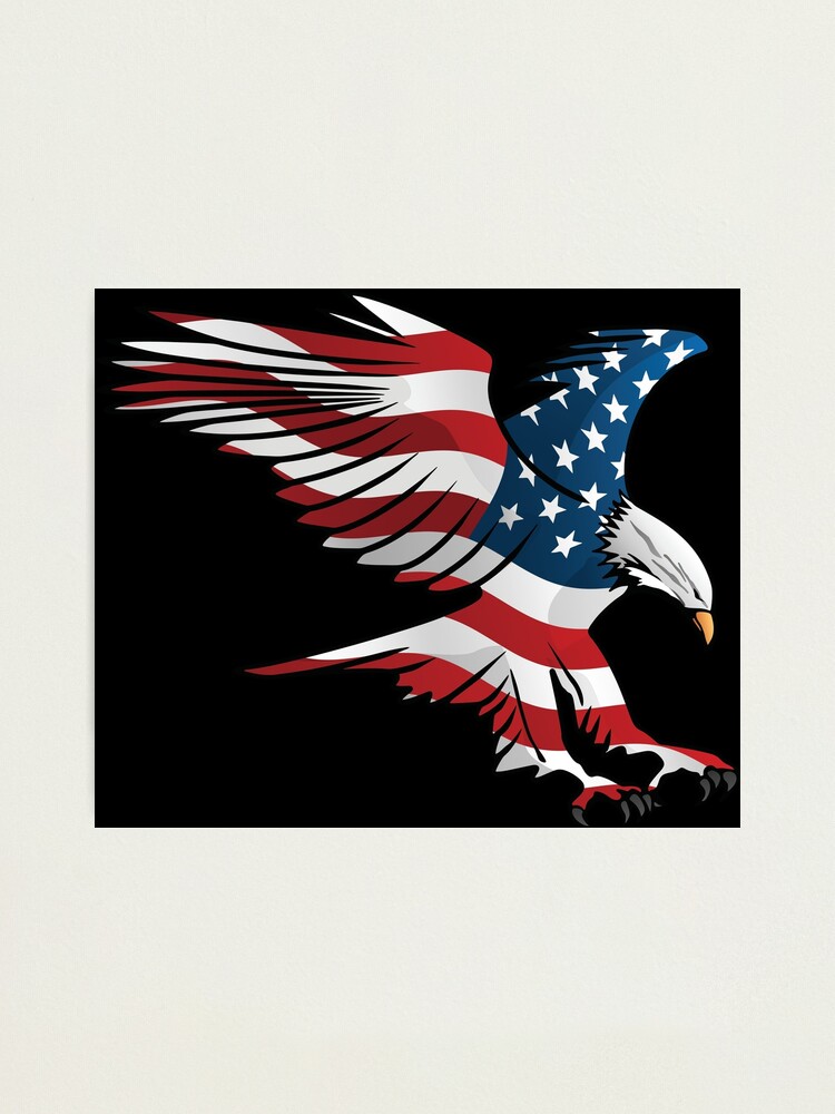 Amerikanischer Adler Fur Patrioten Fotodruck Von Seb Sk93 Redbubble