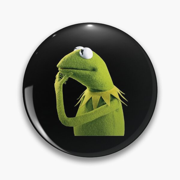 Item preview, Kermit the frog meme thinking designed and sold by Omeris.