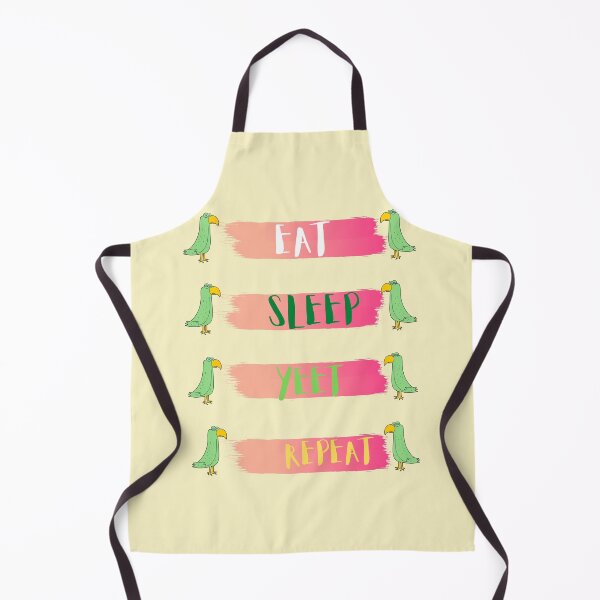 Item preview, Eat Sleep Yeet Repeat Green Parrots Design designed and sold by garhoud.