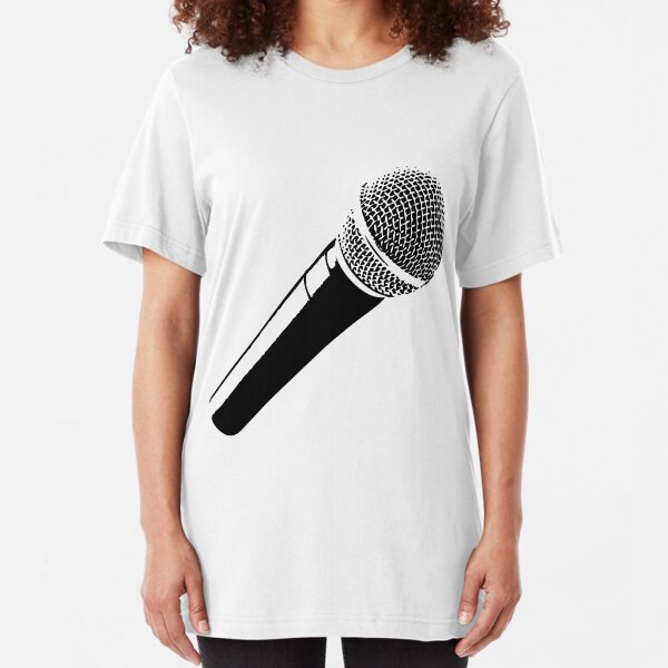Clean microphone Slim Fit T-Shirt
