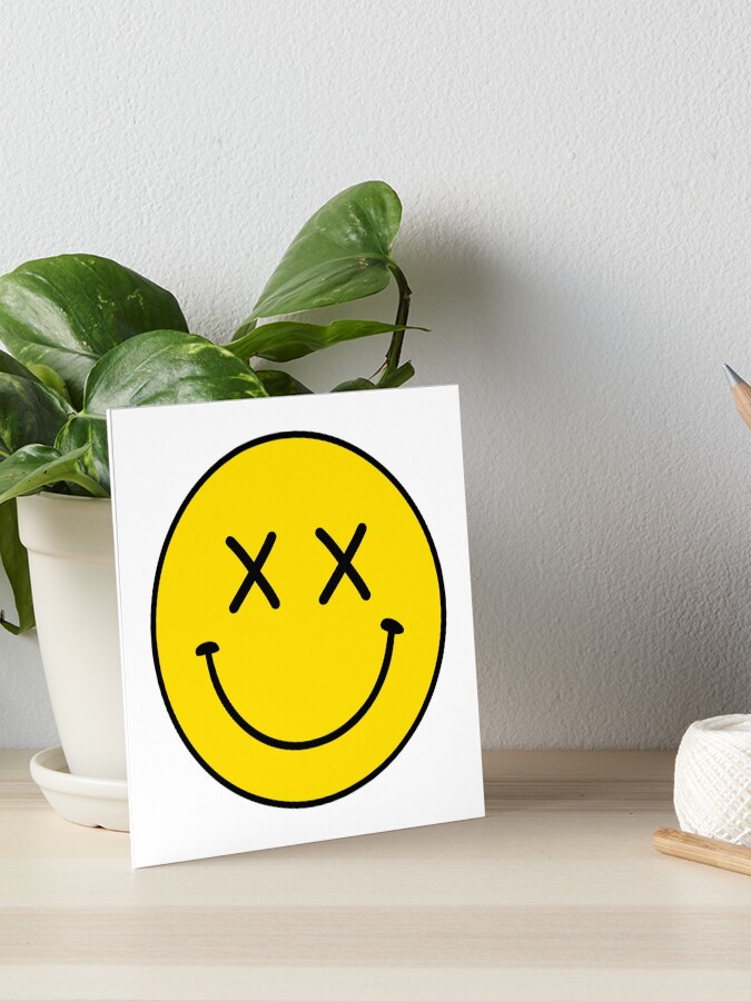 絵 no.8 (smile) wonky smiley face