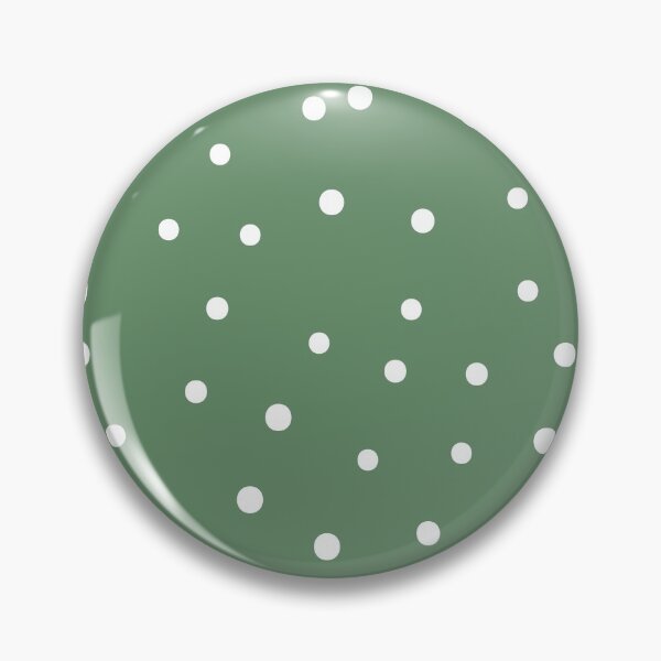 Item preview, Minimalistic Polka Dots Pattern, White Polka dot pattern, dotted aesthetic - Vintage Green designed and sold by PattyTheGecko.