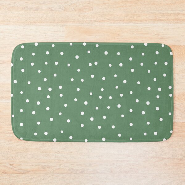 Item preview, Minimalistic Polka Dots Pattern, White Polka dot pattern, dotted aesthetic - Vintage Green designed and sold by PattyTheGecko.
