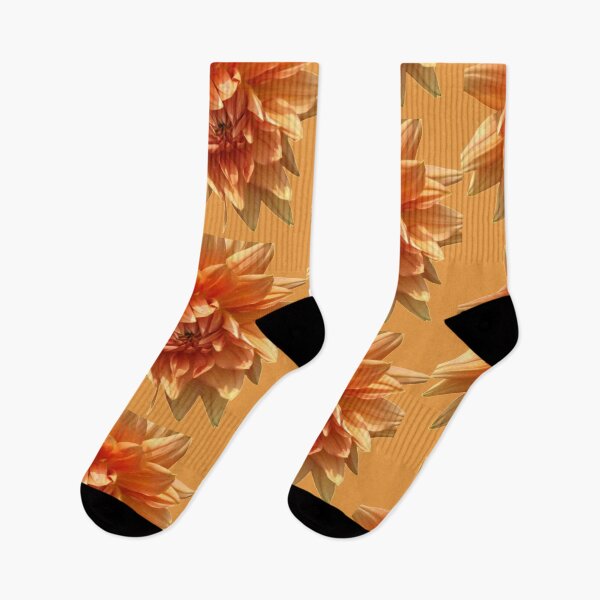 Artikelvorschau, Orange Dahlienblume entworfen und verkauft von Vero De.