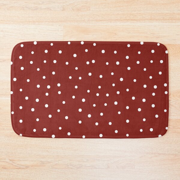 Item preview, Minimalistic Polka Dots Pattern, White Polka dot pattern, dotted aesthetic - Vintage Red designed and sold by PattyTheGecko.
