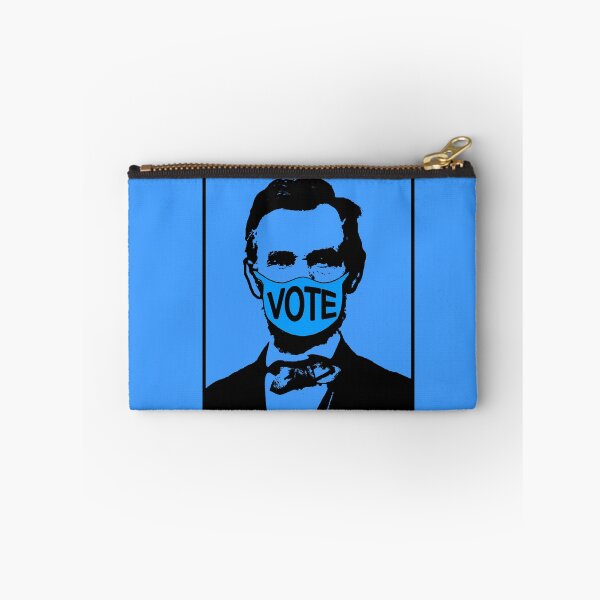 Item preview, Abraham Lincoln Wearing a FaceMask that Says VOTE designed and sold by LoveAndDefiance.