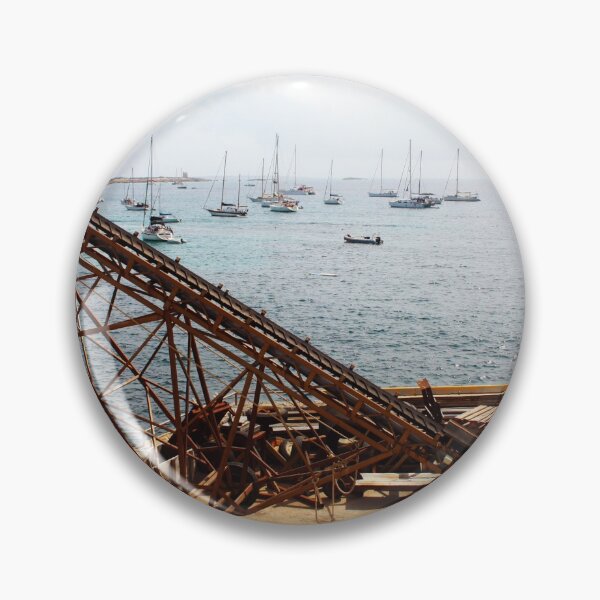 Item preview, the boats in the mediterranean sea seen from the port among the old irons designed and sold by alessiapenny.